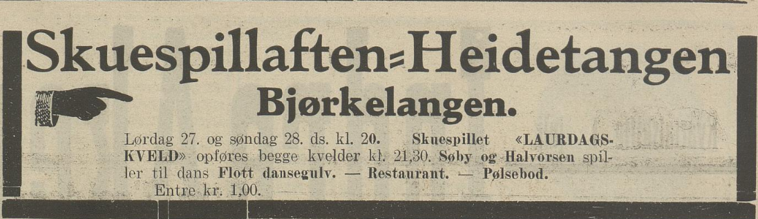 27061936 og 28061936 Heidetangen annonse